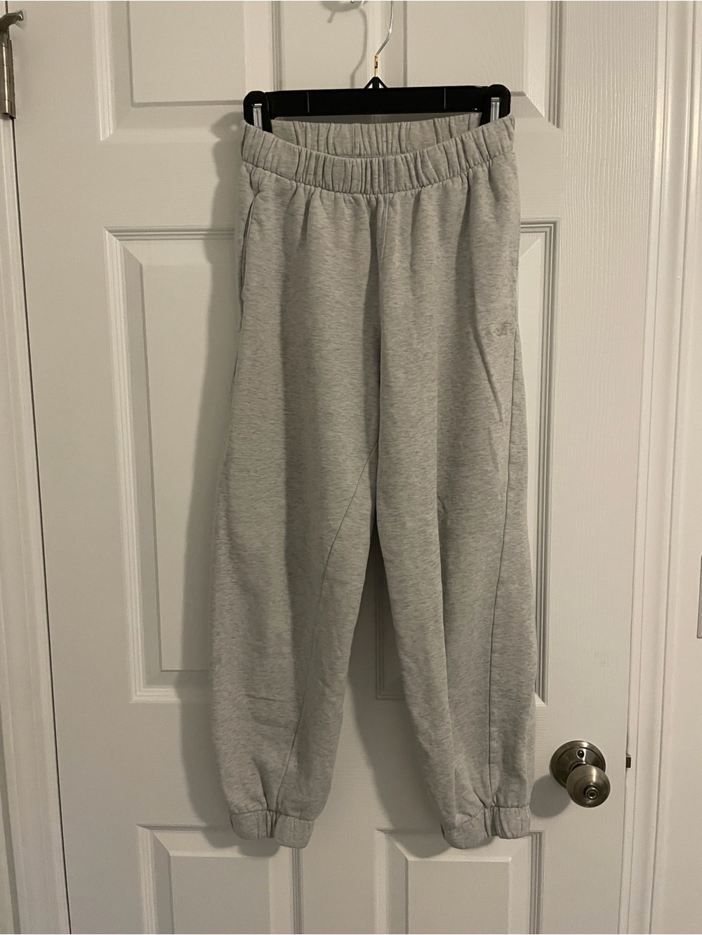 Hollister Light Gray Cozy Jogger Sweatpants